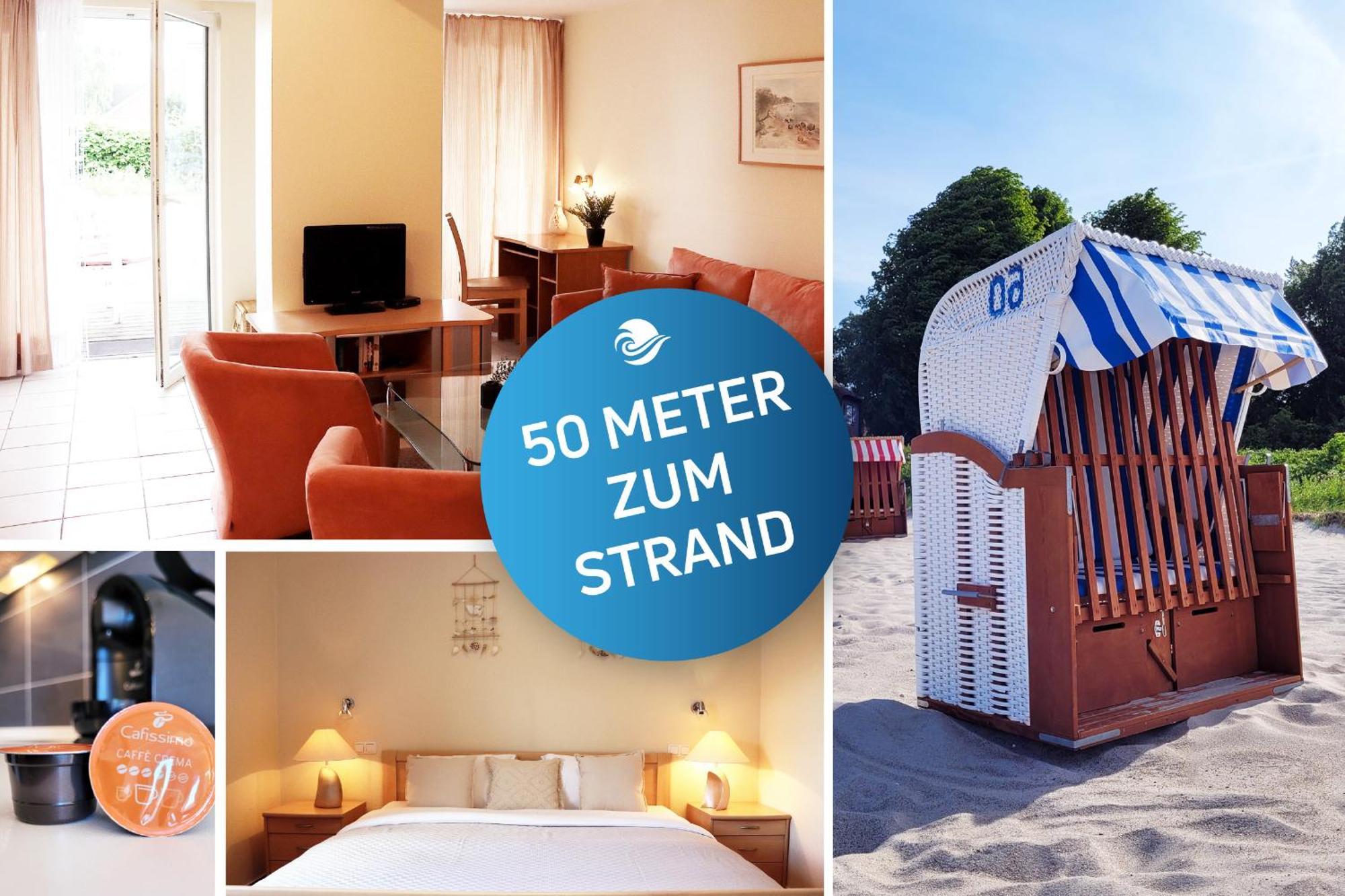 Ferienwohnung Mit Meerblick Und Terrasse - Nur 50 Meter Zum Strand - Inklusive Eigenem Parkplatz Und Fahrradunterstellplatz Sierksdorf Kültér fotó